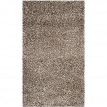 RUG(8'6" x 12')-Light Grey Milan Shag Rug/2"Thick Pile