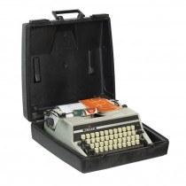 TYPEWRITER-Vintage Adler Beige W/Case