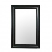 MIRROR-Black Beveled Frame