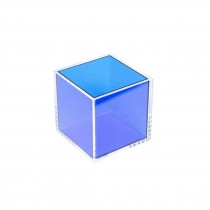 BLUE LUCITE CUBE-Mini (5)Sided