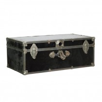 TRUNK-Small Black W/Silver Trim & Details