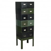 FILE CABINET-(12) Stackable (2) Drawer Sections