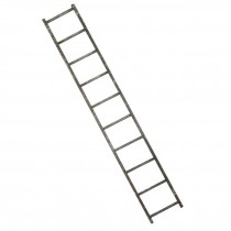 STRAIGHT WOODEN LADDER-(112 5/8"H)Rustic Distressed