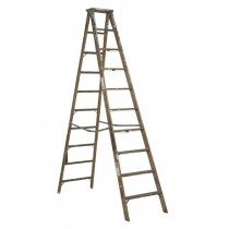 WOODEN "A" FRAME LADDER (112"H)