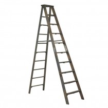 WOODEN "A" FRAME LADDER-(114"H)