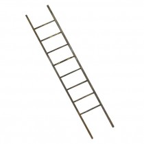 STRAIGHT WOODEN LADDER (10'H)