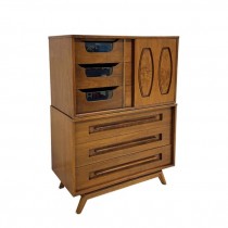 DRESSER-MCM Hutch Dresser-Sliding Door w|3 Drawers