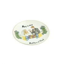 DISH-Wedding Plate "Mother & Dad" May 1959