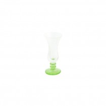 CORDIAL-Clear Glass w/Green Base