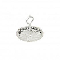 CANDY DISH-Silverplated Scalloped Server