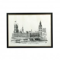 SKETCH-Westminster Bridge & House of Parliament