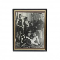 PRINT-Vintage Photo of Men in Gym