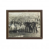 PRINT-Vintage Photo of Football Team in Play