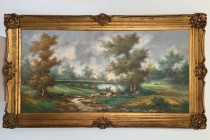 LANDSCAPE-Gold Ornate Frame