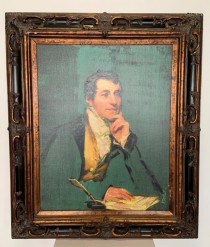 MALE PORTAIT-Georgian Era/Man W/Quill & Book