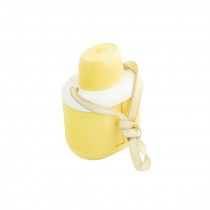 VINTAGE THERMOS-Yellow with Shoulder Strap