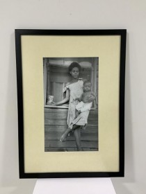 PRINT-Vintage Photo of Mother w/Baby