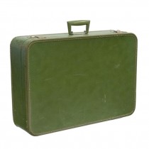 SUITCASE-Medium Green Vinyl