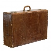 SUITCASE-Large Vintage Alligator