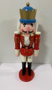 HOLIDAY NUTCRACKER-Blue & Gold Crown