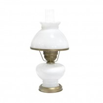 TABLE LAMP-Vintage White "Gone with the Wind" Hurrican Electric Lamp