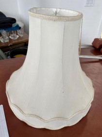 Lampshade #29 Beige Scalloped Edge
