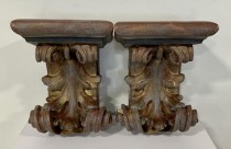 WALL SCONCE-Ornate Scrolled Corbal