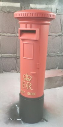 MAIL BOX-Iconic British Red Pillar Letter Box