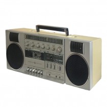 RADIO-G.E. Beige Boombox