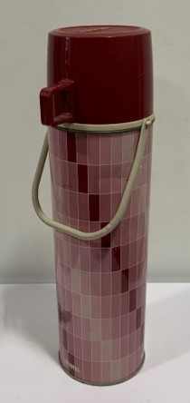 THERMOS-Vintage King Seeley-Pink Plaid