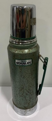 THERMOS-Vintage Green Stanley w/Handle