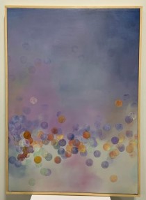 PAINTING-Purple w/Multi Colored Dots