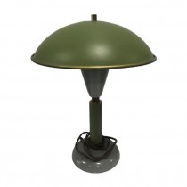 DESK LAMP-Mid Century Avocado Flying Saucer/Mushroom Lamp