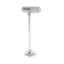 MICROPHONE- Retro Aluminum Capsule Head W/Stand