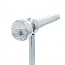 MICROPHONE-Aluminum Round Head W/Stand