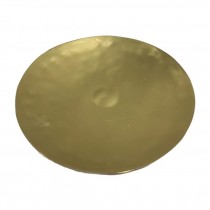 CANDLE HOLDER-Large Matte Brass Dish