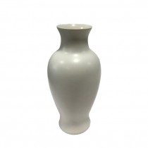 VASE-White Glazed Porcelain-6"H