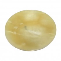DISH-Yellow Marble Round Dish
