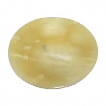 DISH-Yellow Marble Round Dish