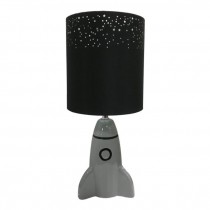 TABLE LAMP-Children's Grey Rocket Ship