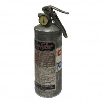 FIRE EXTINGUISHER-Small Silver "Fyr-Fyter" Extinguisher