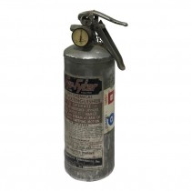 FIRE EXTINGUISHER-Small Silver "Fyr-Fyter" Extinguisher