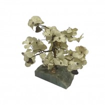 FIGURINE-Flowers & Bells on Rock Base