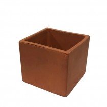 PLANTER-5 3/8" Square Terra Cotta Planter