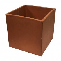 PLANTER-9" Sq Terra Cotta Planter