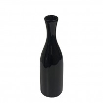 VASE-Imperial Black Thin Neck Vase