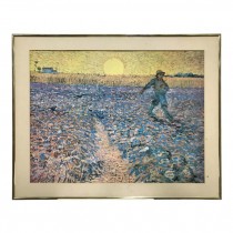 PRINT-Man Crossing Cornfield