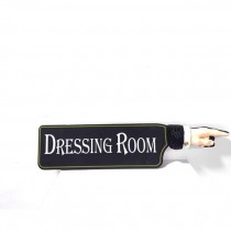 SIGN-"Dressing Room" w/Finger Pointing