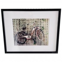 FRAMED PHOTOGRAPHY-Retro Beach Bike