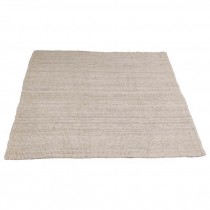 RUG-7'4"x9'4" Beige Woven Cotton Rug